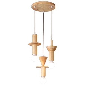Luminaire suspendu en bois nordique moderne, luminaire suspendu créatif minimaliste pour chambre à coucher, hôtel, maison d'hôtes, restaurant - Product Image 5