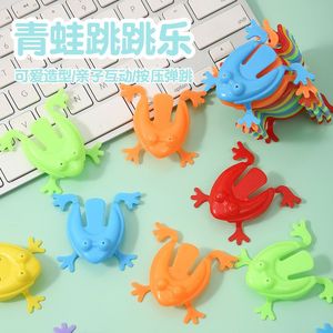 Juguete de rana saltarina de plástico para niños, regalo educativo para niños pequeños, unisex, de 2 a 4 años - Product Image 1