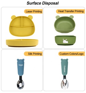 Nuevo Juego de Platos, Tazones y Cucharas de Silicona para Bebés, de Grado Alimenticio, Libres de BPA, <span class=keywords><strong>Precio</strong></span> al por Mayor 2024 - Product Image 6