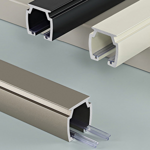Rieles y Barras para Cortinas de Lujo, de <span class=keywords><strong>Aluminio</strong></span> Resistente, Silenciosas, de Instalación Fácil, Duraderas, de Metal - Product Image 4
