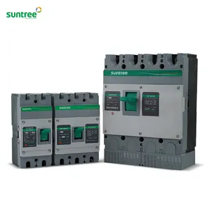 3/4 poles 125A 160A 200A 250A 400A 630A DC MCCB PV Automatic Moulded Case Circuit Breakers Switch for Solar Power System