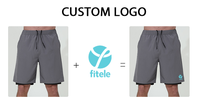 Shorts de Sport Homme Personnalisés en Polyester Séchage Rapide pour la Course et la Gymnastique avec Poche Zippée