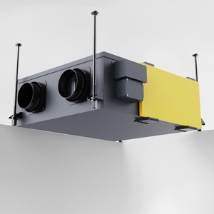 Recuperador de Energía Térmica, Intercambiador de Ventilación HRV ERV de Techo Local - Product Image 1
