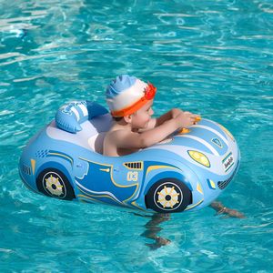 <span class=keywords><strong>Piscina</strong></span> Gonfiabile per Bambini a Forma di Auto Personalizzata - Auto Sportiva Blu con Tettuccio Parasole Regolabile e Sedile di Sicurezza - Product Image 4
