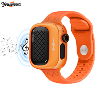Haut-parleur de poignet sans fil étanche Yousonnra pour sports de plein air, mini montre portable avec accessoires d'appel mains libres