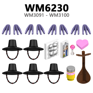 WM6230 Baby Jinu Romance Abs Mystery Mini Bloques de Construcción de Plástico Coleccionables Educativos de <span class=keywords><strong>Anime</strong></span> Demon Hunter Kpop para Niños, Juguetes de Regalo - Product Image 2