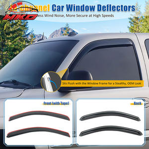 Pare-soleil de fenêtre pour Chevrolet Silverado et GMC Sierra 1500 2500 HD, cabine standard 14-19, protection latérale de la vitre de porte de voiture intégrée au cadre - Product Image 2