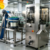 Testeur visuel de bouchons de bouteilles de boissons : Table rotative à alimentation automatique, détecte les bavures/affaissemens/rayures, rejet à 100 % des pièces défectueuses