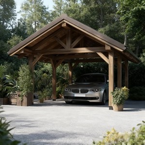 Fabricación Personalizada de Cobertizos de Madera de <span class=keywords><strong>Pino</strong></span> Ruso/SPF Marca OY, Caseta de Jardín, Pabellón para Barbacoa, Impermeable para Exteriores, Cualquier Tamaño, Resistente a Huracanes - Product Image 1