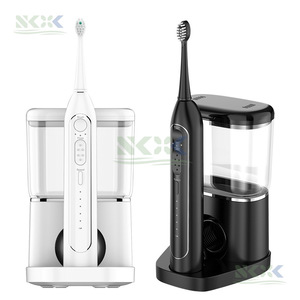 Brosse à dents électrique avec irrigateur buccal 2 en 1, moteur à lévitation magnétique 40000 tr/min, modèle rechargeable, soins dentaires - Product Image 5