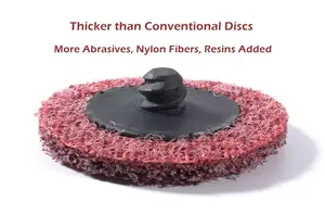 Discos de lixa abrasivos para moedor de superfície de bloqueio de rolo extra pesado 61X 2 polegadas para alisamento de superfície eficaz