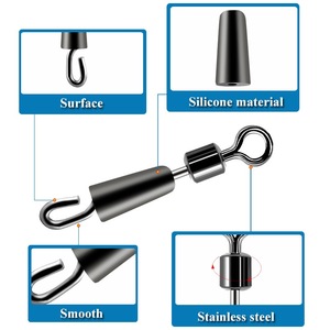 Anneau en silicone en forme de huit, clip de ligne secondaire, accessoire de bobine de pêche pour leurres, pour la pêche à la <span class=keywords><strong>carpe</strong></span> - Product Image 4