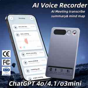 ALVORA ChatGPT Suscripción Gratuita Grabadora de Voz Digital con IA Modelo 920 USB WAV 64Gb 36H Tomador de Notas Mapa Mental Resumen Gratuito - Product Image 2