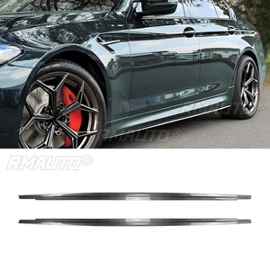 สเกิร์ตข้างรถยนต์ BMW ซีรีส์ 5 รุ่น G30 G31 M Sport MP Standard Style ปี 2018-2023 พร้อมลิ้นสปอยเลอร์และดิฟฟิวเซอร์ - Product Image 2