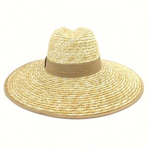Chapeau Fedora en Paille de Blé Tendance pour Femme et Homme, Grand Bord, Protection Solaire, Idéal Plage et Temps Tropical – Nouvelle Collection Été - Product Image 3
