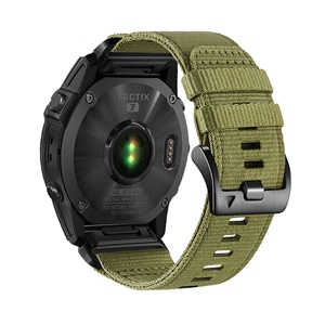 Bracelet de montre tactique en nylon à dégagement rapide 22 mm/26 mm pour Garmin <span class=keywords><strong>Tactix7</strong></span> Pro Fenix 8 Series - Product Image 6