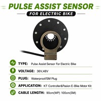 Kit de conversion de vélo électrique 48V 1000W pour pneus larges, avec moteur moyeu roue arrière, écran LCD, accélérateur à pouce et assistance au pédalage (PAS)