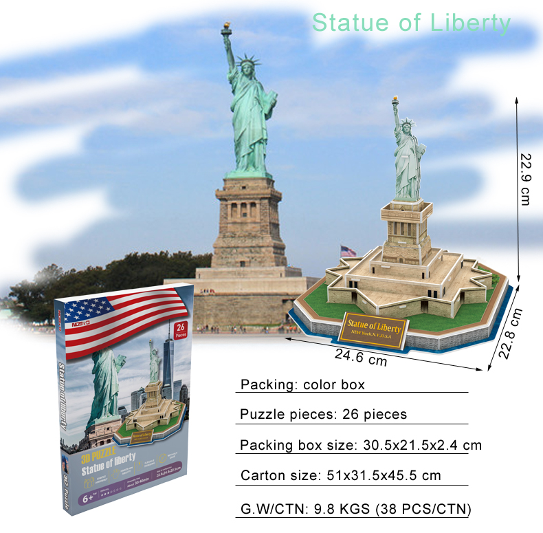 A0125 Statue de la Liberté 1,5 $