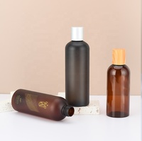 Personnalisation en usine – Flacons transparents rechargeables en PET/PCR pour savon liquide, gel douche, shampoing biodégradable, sérigraphie