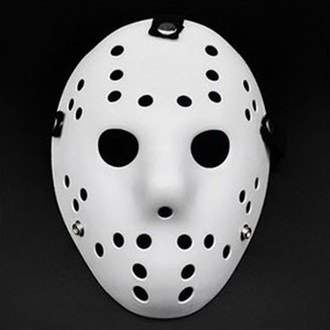 Maschera di <span class=keywords><strong>Jason</strong></span> Voorhees in Plastica Rossa e Bianca per Feste in Maschera e Halloween - Product Image 5