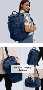 Sacs de voyage multifonctionnels à double usage pour femme en polyester Sac de voyage Sac à dos Activités sportives de plein air Sac bandoulière - Product Image 6