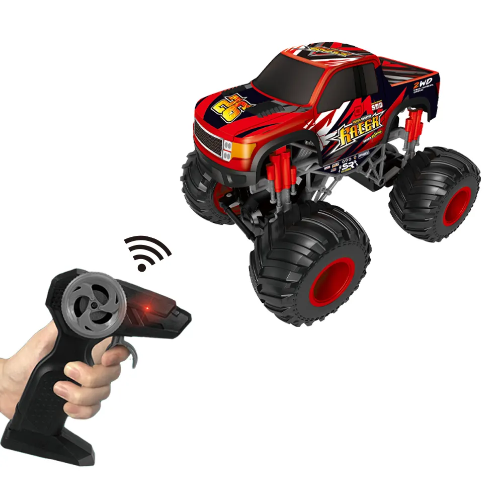 Children 4wd Remote Control Big Car 4 Channels 1:16 High-speed Remote Control Car Rc 4x4 off Road Buggy Electric Car Toy