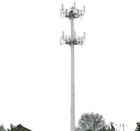 Tour d'antenne de téléphone portable de télécommunication en acier GSM 3g 4g 5g BTS