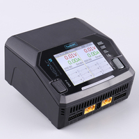 Chargeur/Déchargeur Intelligent Double Canal ToolkitRC M6DAC PRO V2 pour Batteries LiPo 200W AC 800W DC 16A 1-6S LiHV LiPo avec Adaptateur