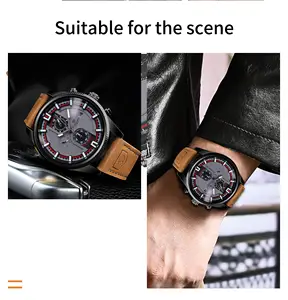Forsining Men's Automatic Watches Mechanical Genuine Leather
