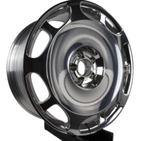 Jantes forgées multi-rayons à déport profond 17-22 pouces, finition miroir, en alliage, 5x112 5x120, PCD personnalisé pour voitures de luxe classiques
