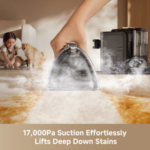 Nettoyeur de tapis à vapeur DREAME N20 avec lavage à l'eau chaude, nettoyeur de tissus d'ameublement portable avec fonction autonettoyante - Product Image 5
