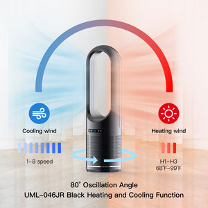 Ventilador de refrigeración y calefacción circulante sin aspas de aire remoto inteligente de fábrica, ventilador de torre de refrigeración sin aspas con purificador de aire - Product Image 4