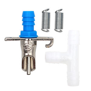 Otomatik kafesli galvanizli tavşan içme sistemi tavşan nipelleri su içme çeşmeleri - Product Image 1