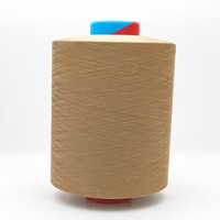 Fil recyclé 100% Nylon Polyamide DTY, teinture haute ténacité, tricotage à la machine, tissage, fil coloré