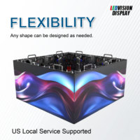 Écran LED d'intérieur P2.6 pour scène, modulaire, anti-collision, suspendu intégré, pour événements et location de scènes - Stock Seattle, États-Unis