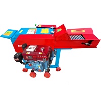 Broyeur de fourrage électrique triphasé en acier inoxydable 304 pour maïs et herbe, coupe-fourrage horizontale, déchiqueteuse de paille
