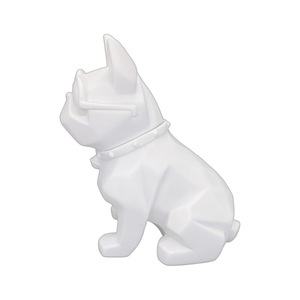 Venta al por mayor de dibujos animados <span class=keywords><strong>Pitbull</strong></span> Piggy Bank Diy niños hechos a mano Doodle ornamento vinilo muñeca blanco embrión fluido <span class=keywords><strong>Pitbull</strong></span> perro artesanías - Product Image 5