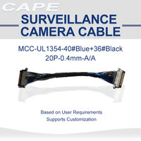 Câble FFC en cuivre étamé haute performance pour caméras CCTV, longueur personnalisable, garantit une transmission stable et fiable sur longue distance et une image claire
