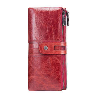 New Product Genuine <b>Leather</b> Passport ID Multifunction <b>Phone</b> <b>Bags</b> Wallets - Product Image 5