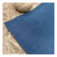 Tissu gaufré Ripstop léger certifié OEKO-TEX 225 g/m² en 55 % chanvre et 45 % coton biologique pour sweat à capuche et literie tricotée - Collection 2023