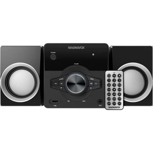 Magnavox Mm442 3-mảnh Top tải CD Kệ hệ thống kỹ thuật số PLL FM stereo đài phát thanh nhà với cho bluetooth không dây từ xa - Product Image 1