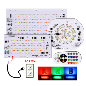Bảng Đèn Hình Chữ Nhật Tuyến Tính DOB <span class=keywords><strong>LED</strong></span> <span class=keywords><strong>RGB</strong></span> Nhiều Màu 50W 100W Điện Áp Cao AC 220V Không Có Trình Điều Khiển & Điều Khiển Hồng Ngoại 24 Phím Cho Đèn Sân Khấu - Product Image 1