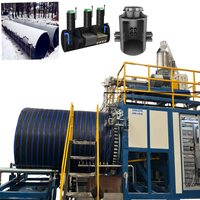 HDPE PP PPR Einschnecken-Extrusionslinie für Hohlwand-Spiralwickelrohre mit Großem Durchmesser