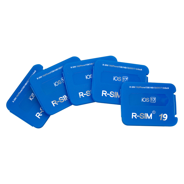 Rsim 19 Dual Heicard Sim CPU for Phone 15 Series Version IOS17 Unlocking Card Full Range of Mobile Phones