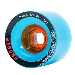 70x55mm Durable SHR 78A Pro Longboard Ruedas 66x47mm <span class=keywords><strong>Freeride</strong></span> Dancing Downhill <span class=keywords><strong>Skate</strong></span> Ruedas de tabla larga Impresión personalizada Poliuretano - Product Image 5