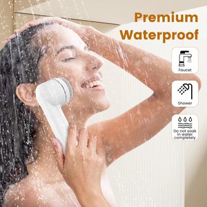 Waterproof Custom Facial Cleansing Sponge <b>Brush</b> Face Scrubber <b>Electric</b> Face Spin Cleanser Soft Bristle Face Cleansing <b>Brush</b> - Product Image 4