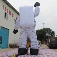 Astronaute gonflable personnalisé de 8 m (26 pi) de haut pour promotion extérieure avec souffleur d'air, garantie 1 an, résistant à l'eau pour la publicité