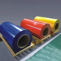 Bobina de Acero con Recubrimiento de Color de Alta Calidad PPGI, Adecuada para la Fabricación de Láminas para Techos IBR y Paneles Trapezoidales
