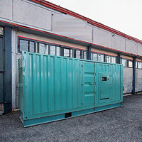 Genset Diesel Tipe Kontainer Silent Power Plant 600KVA-1200KVA AC Tiga Fasa Cadangan Daya Industri