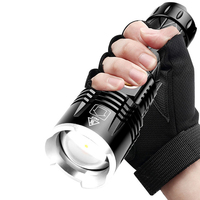 Lampe torche LED XHP90 super lumineuse et zoomable, rechargeable par USB, autre équipement de camping, lampe torche tactique